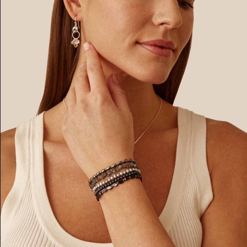Slake crystal bracelet Swarovski Black in Crystal - 38214149